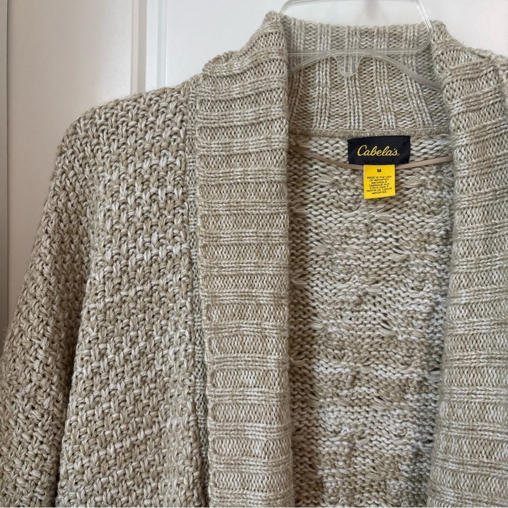 Cabela's Women's Beige Cardigan Sweater - Picture 3 of 12